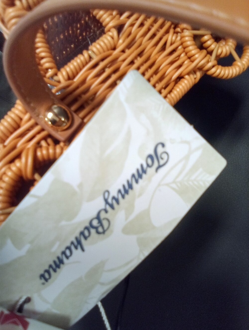 Tommy Bahama Wicker Car Purse - Picture 2 of 6